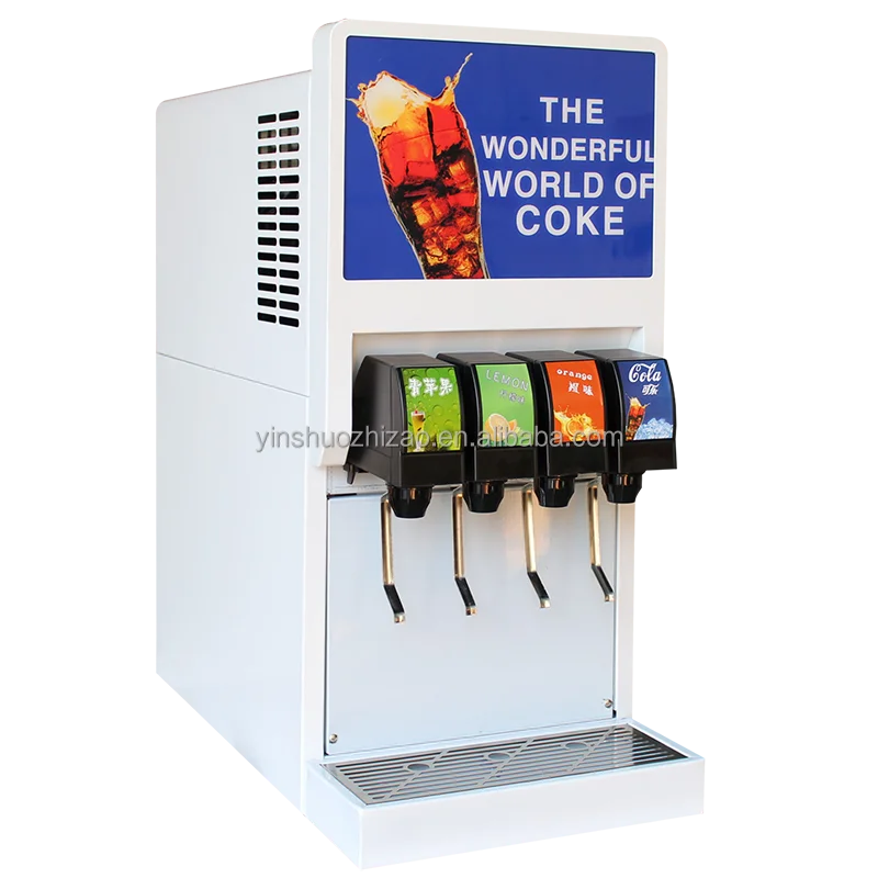 4 Valve Small Automatic Cooling Cola Machine Carbonated Beverage