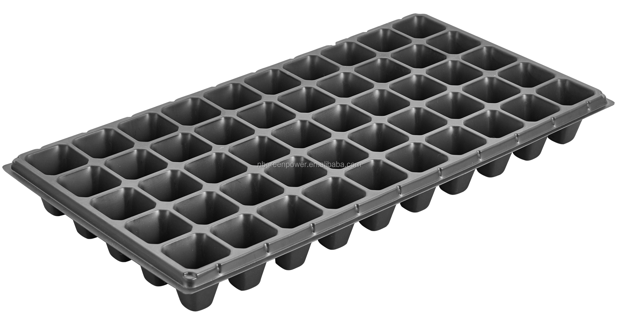 50 Cells Recycled Ps Plastic Seed Starting Plant Growing Tray Nursery
