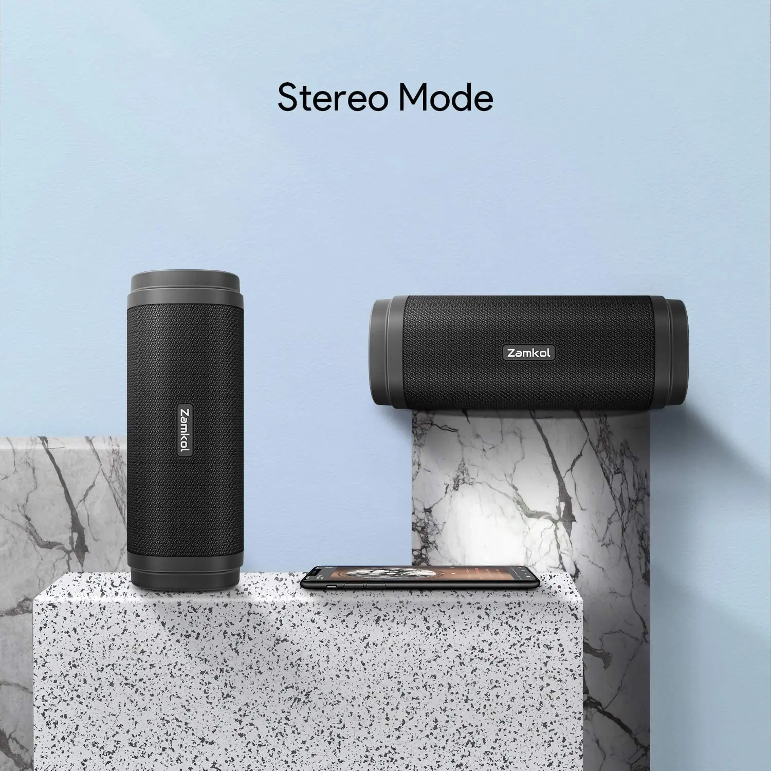 Zamkol Latest Cheap Waterproof Mini Wireless Portable Loud Best Bluetooth Speakers With Strong Bass - ANKUX.COM