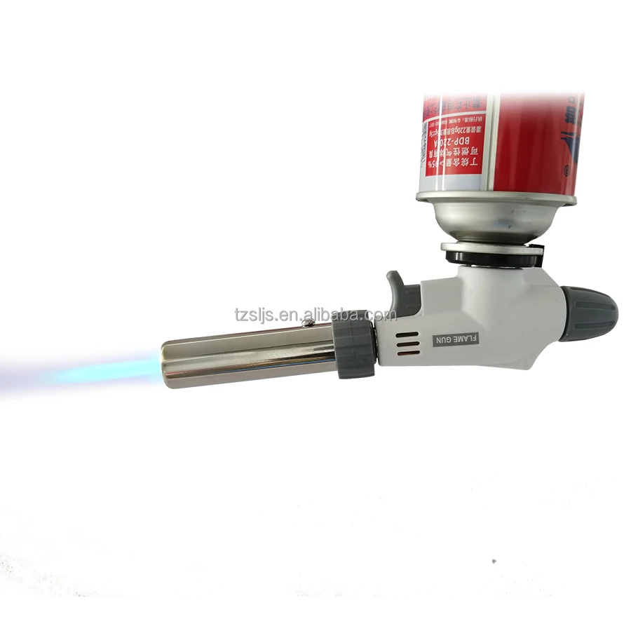Adjustable Cooking Flame Gun 360 Degrees Free Rotation Torch Gun Creme