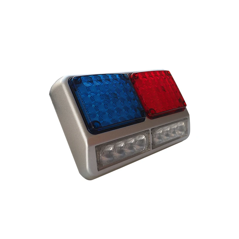 SENKEN The integrated design of LED red and blue police lights and lighting lamps flashing warning emergency light
