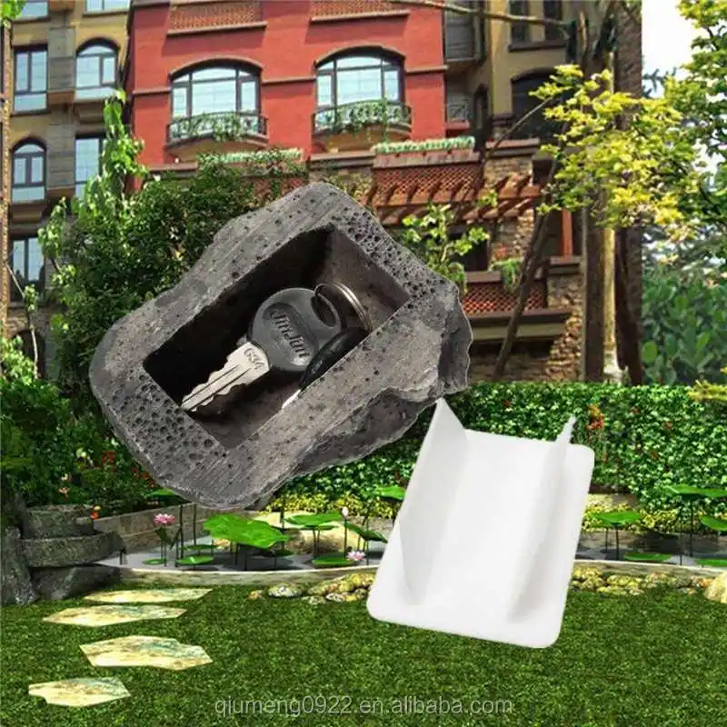 RamPro Hide-a-Spare-Key Fake Rock - Looks & Feels Like Real Stone - Safe  for Outdoor Garden or Yard, Geocaching (1)