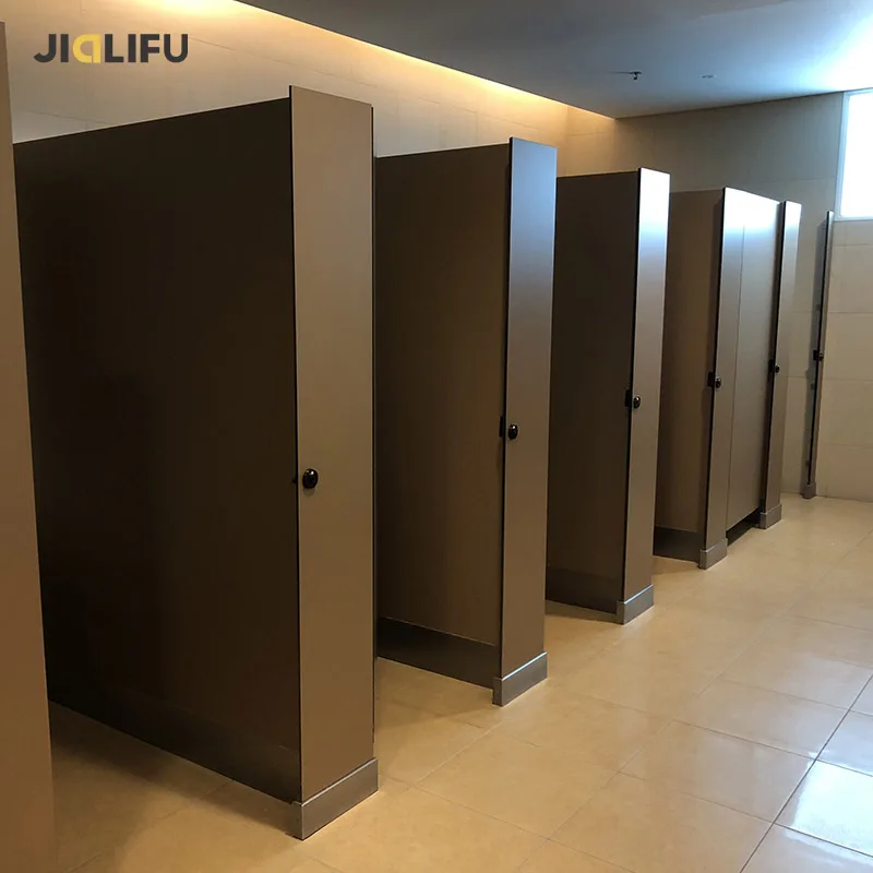 商用紧凑型层压木浴室隔间隔断