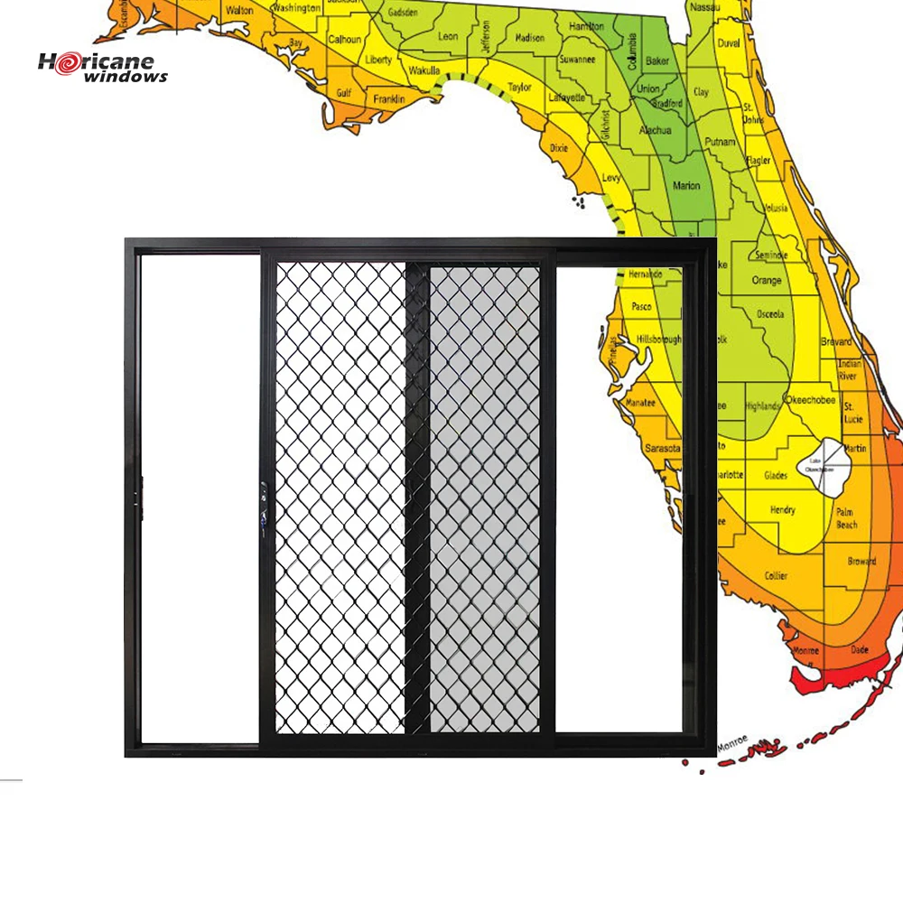 Hurricane miami dade proved high-end custom aluminum slide and stack patio doors