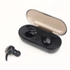 custom logo BT 4.2 with special mouse design twins wireless headset in ear bluetooth wts transparent cover earpiece earbuds