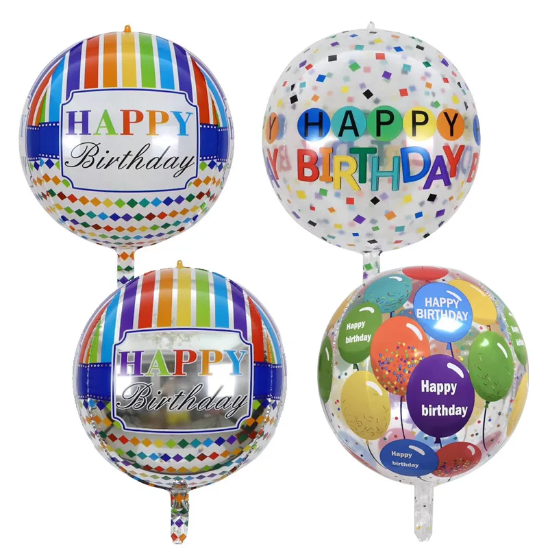 22" Large Foil Round Orb Balloons Helium Wedding Baby Shower Party Decorations 