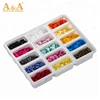 Colorful plastic four parts snap button,wholesale garment plastic high quality snap button
