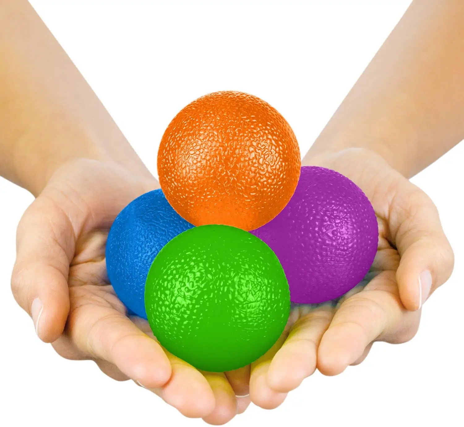 grip strengthening and hand extension exerciser balls