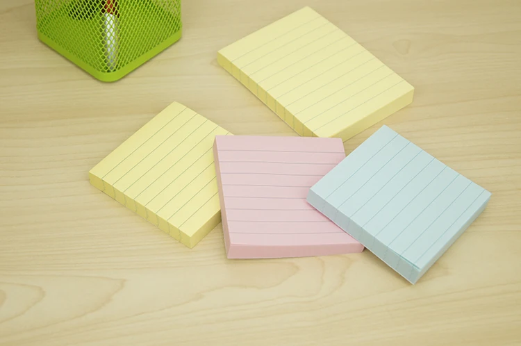 Stationery Supplies Promotion Custom Printing Square Lined notes, Colorful Sticky note/