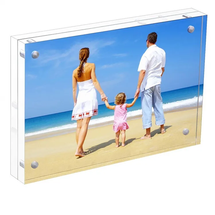 Wholesale Clear Acrylic 4x6 Picture Photo Frame For Home Decor