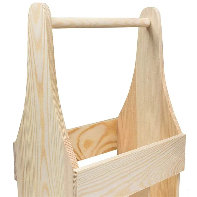 wood box wine 6 bottles