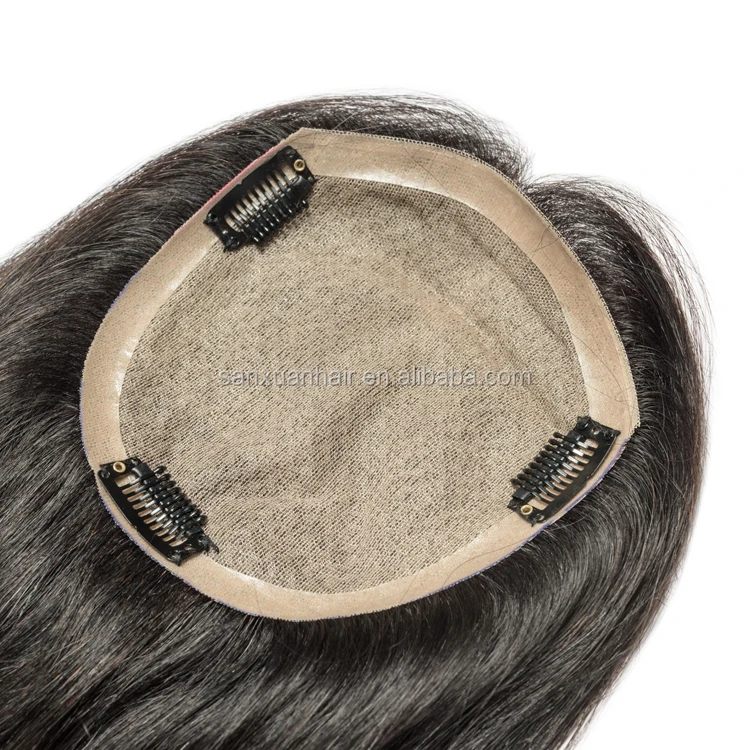 Toupee For Women Silk Top Replacement 100 Human Hair Toupee Woman