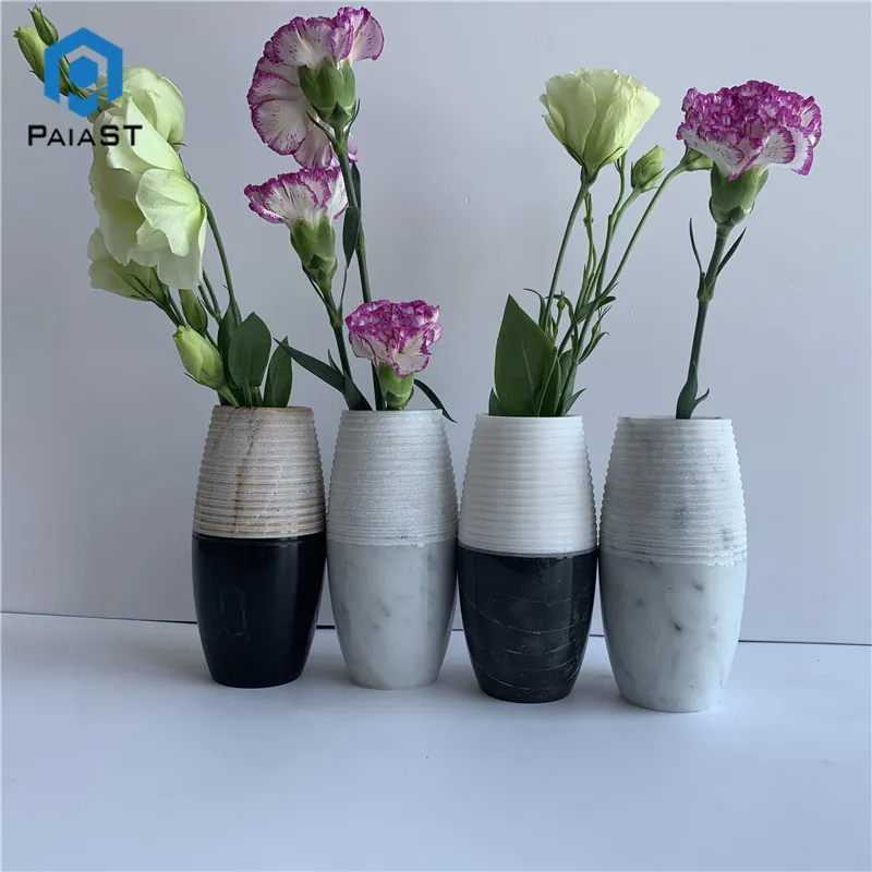 Marble Flower Vase Design Carrara Marble Stone For Hotel Or Wedding