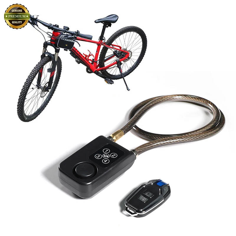 Superbsail Theft Spiral Steel Cable Universal Protective Bicycle Lock Stainless Steel Cable Coil Bicycle Accessories Bike Lock factory