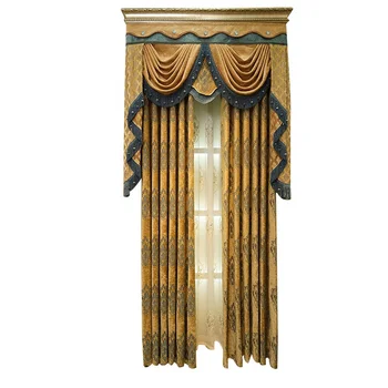 Draperies Stenciled Flowers Insulated Pinch Pleat Curtains Rideaux