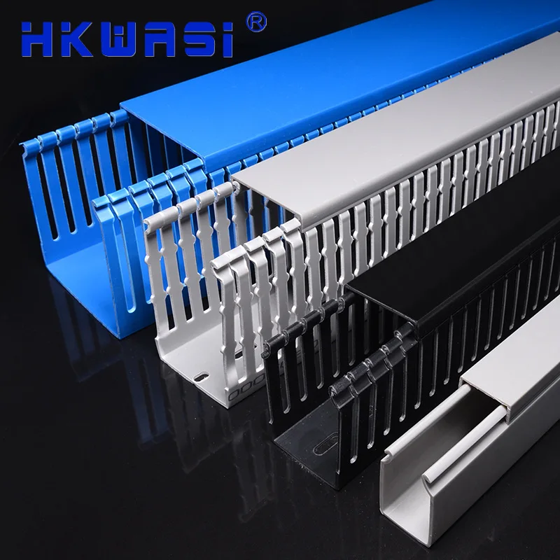 Wholesale Slotted Wire Duct Pvc Flexible Trunking Duct Cable Wiring