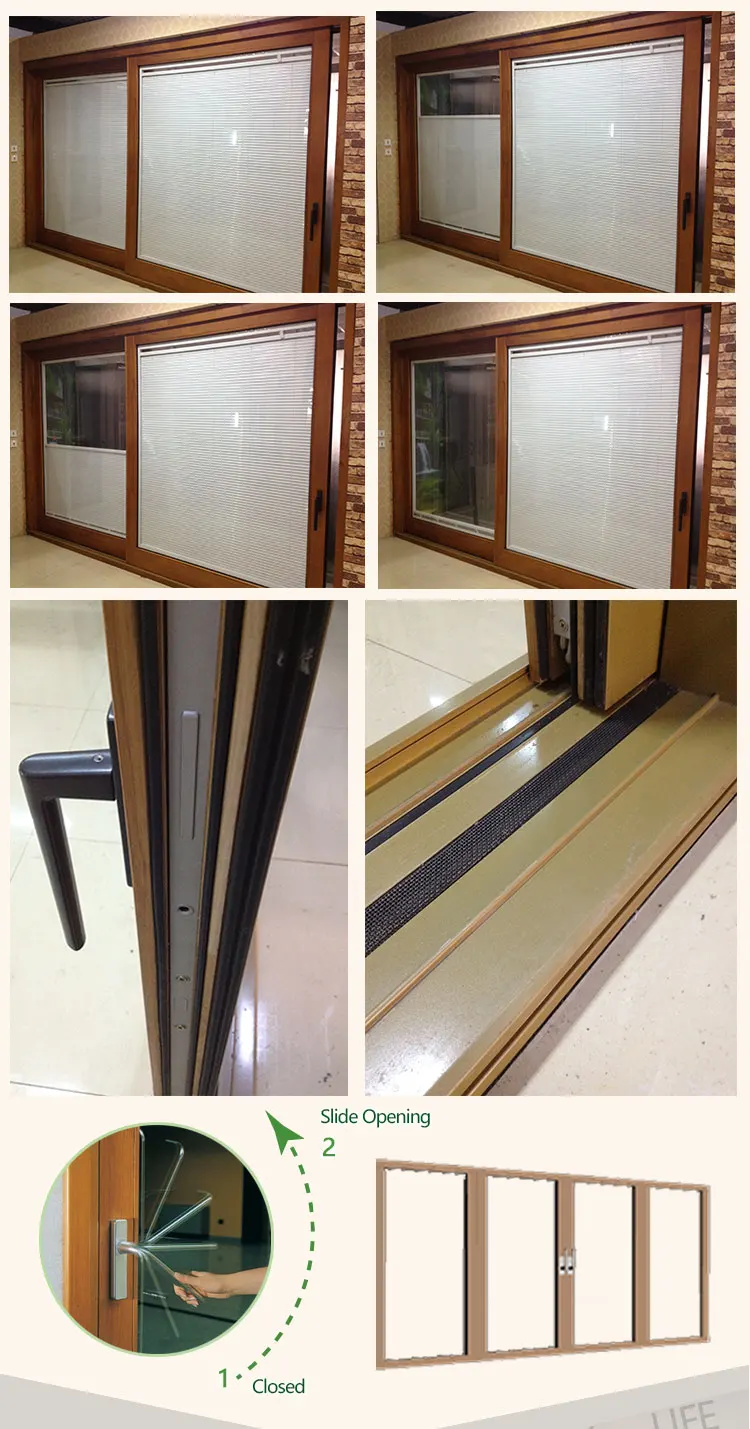 10% discount factory direct supplied top quality tilt and slide doors the best sliding patio waterproof windproof door