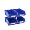 Wholesale warehouse stackable tool bolt spare parts organizer plastic storage bin
