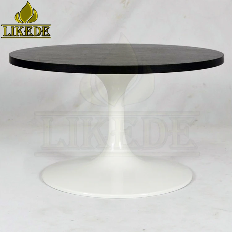 White Tulip Base Tea Table With Low Coffee Tables Metal Furniture Legs