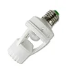 E27 to E27 Pir Motion Sensor socket Base adapter E27 Plug Socket Lamp Holder with Switch for Led Bulb light