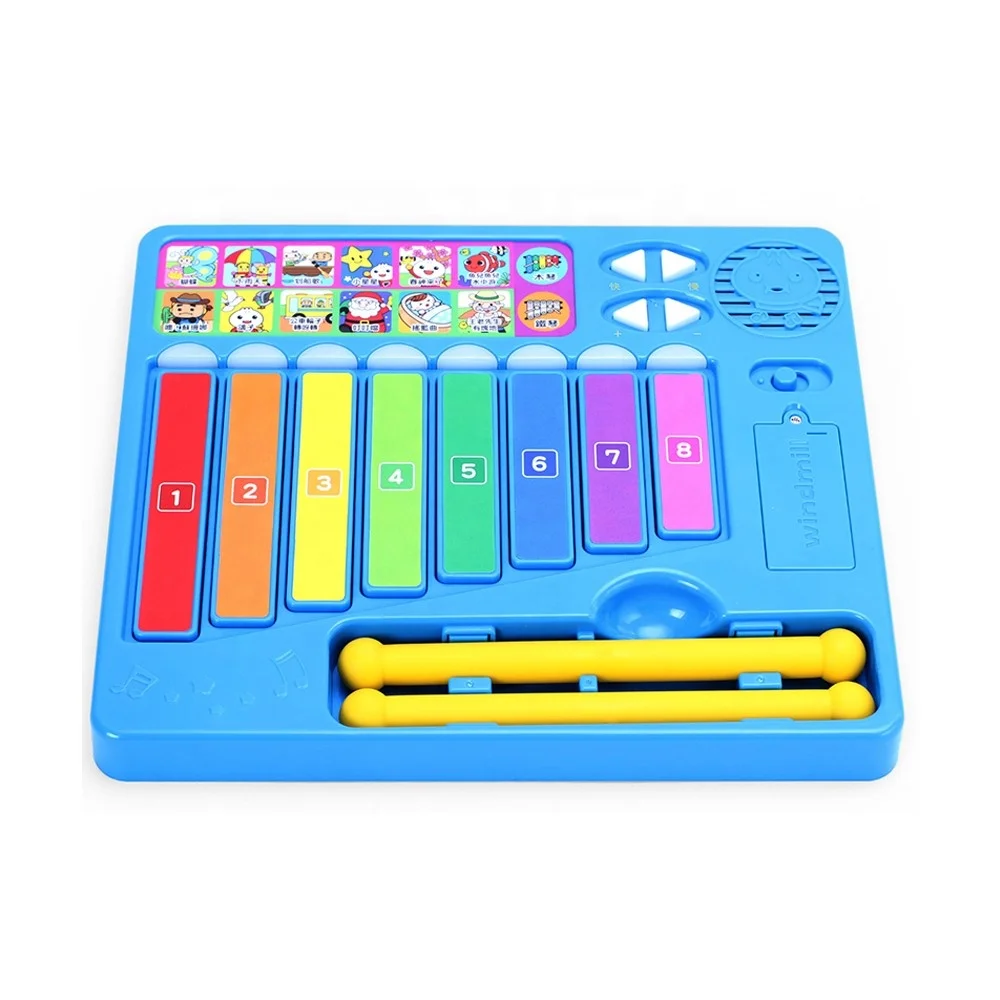 Bright Colorful Musical Keys Mini Piano Xylophone Musical Play Set details