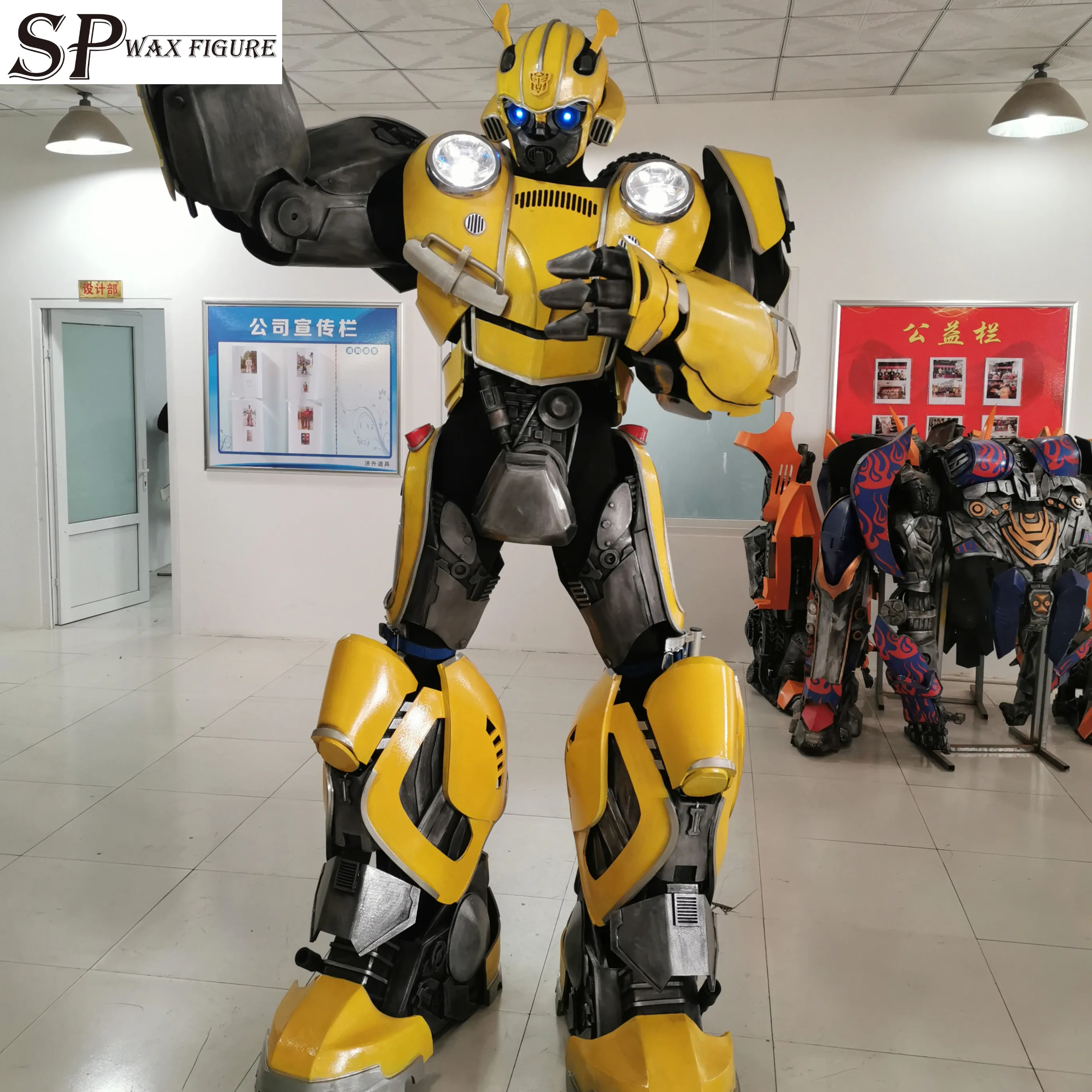 2019 Amazing Realistic Human Control Robot Props Costumes,Led Eyes ...