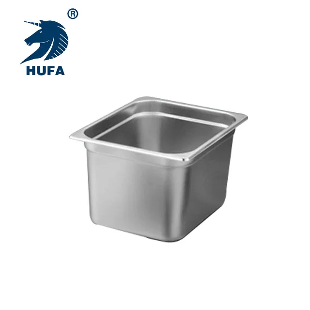 Customized Logo2/3 20CM european style food grade food containers stainless steel stainless steel food warmer pan gastronorm pan