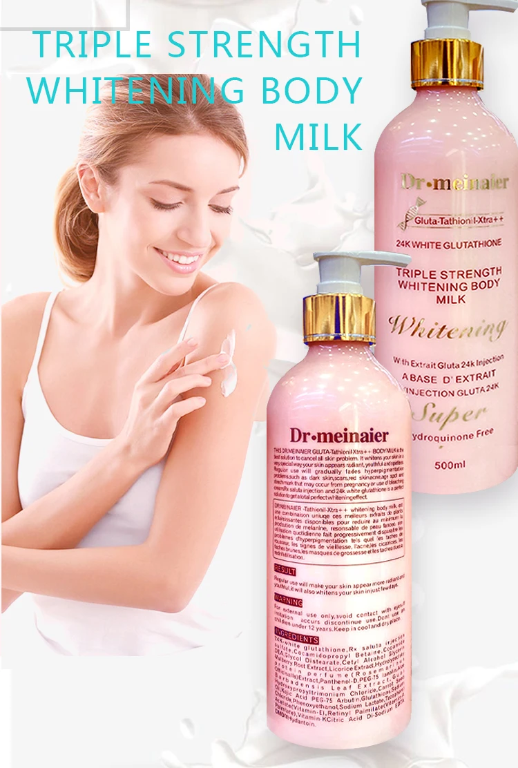 Hot Sale Milk Gluta 24k Quick Whitening Body Lotion Beauty Skin Care ...