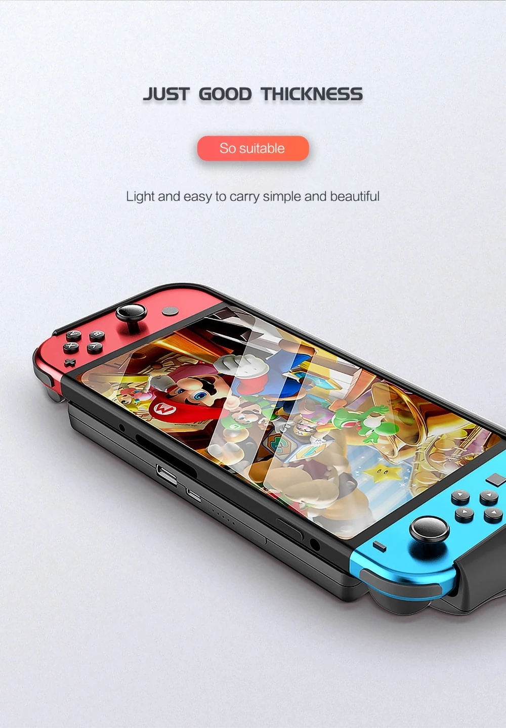 10000mah Battery Case Power Bank For Nintendo Switch Console With