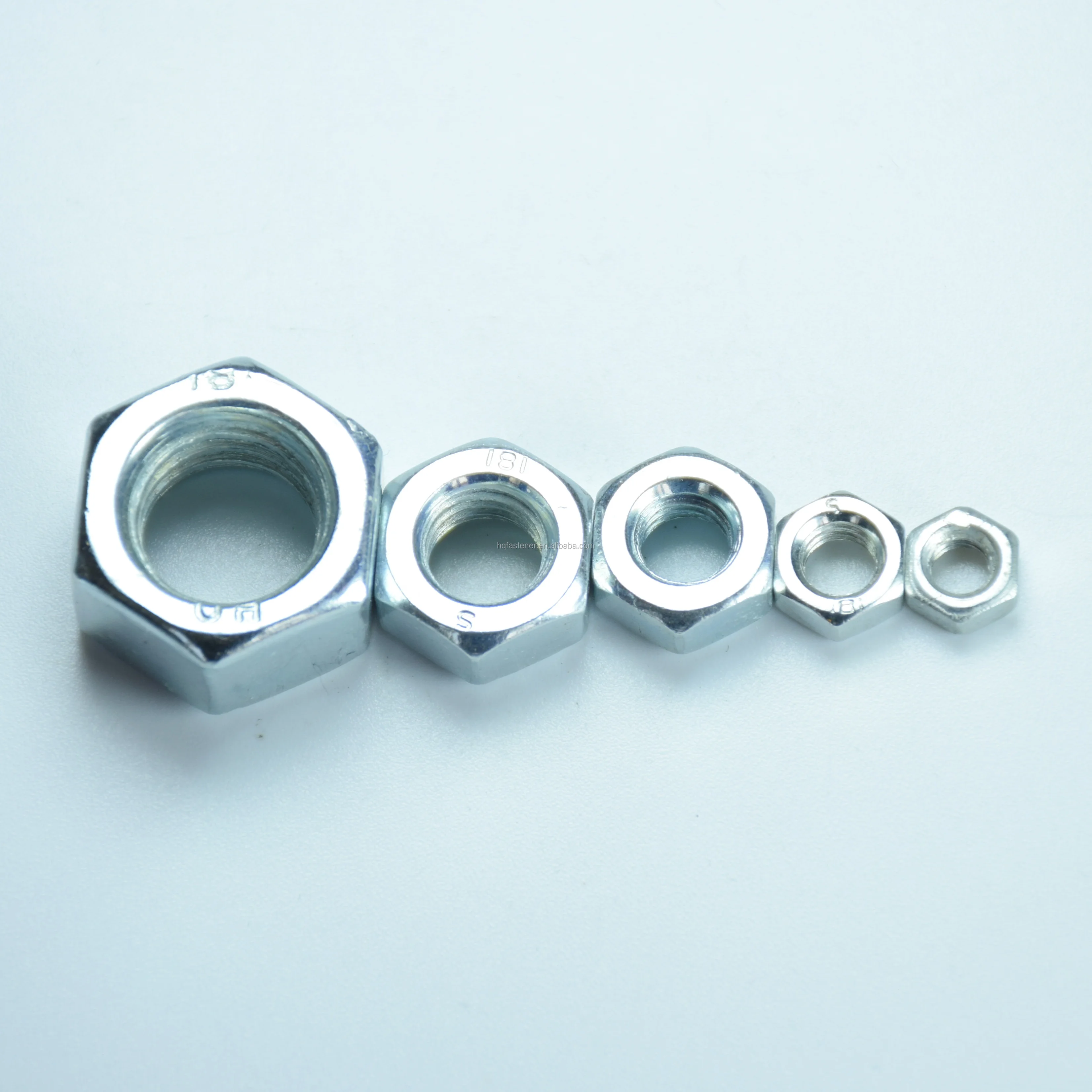 镀锌高碳钢 din 934 六角螺母 m3-m36 厂价格六角螺母