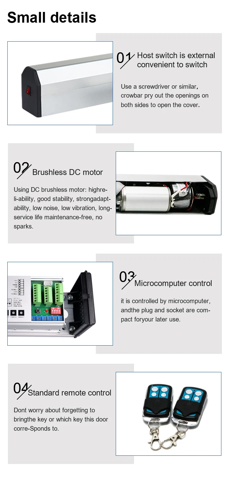 Commercial Automatic Door Opener for Controlled Access Systems - OEM