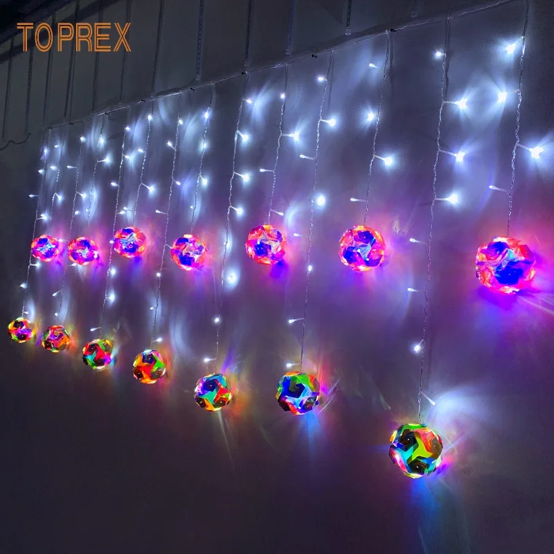 2020 new lights indoor outdoor use christmas stage decor dream color curtain light rgb icicle led lights