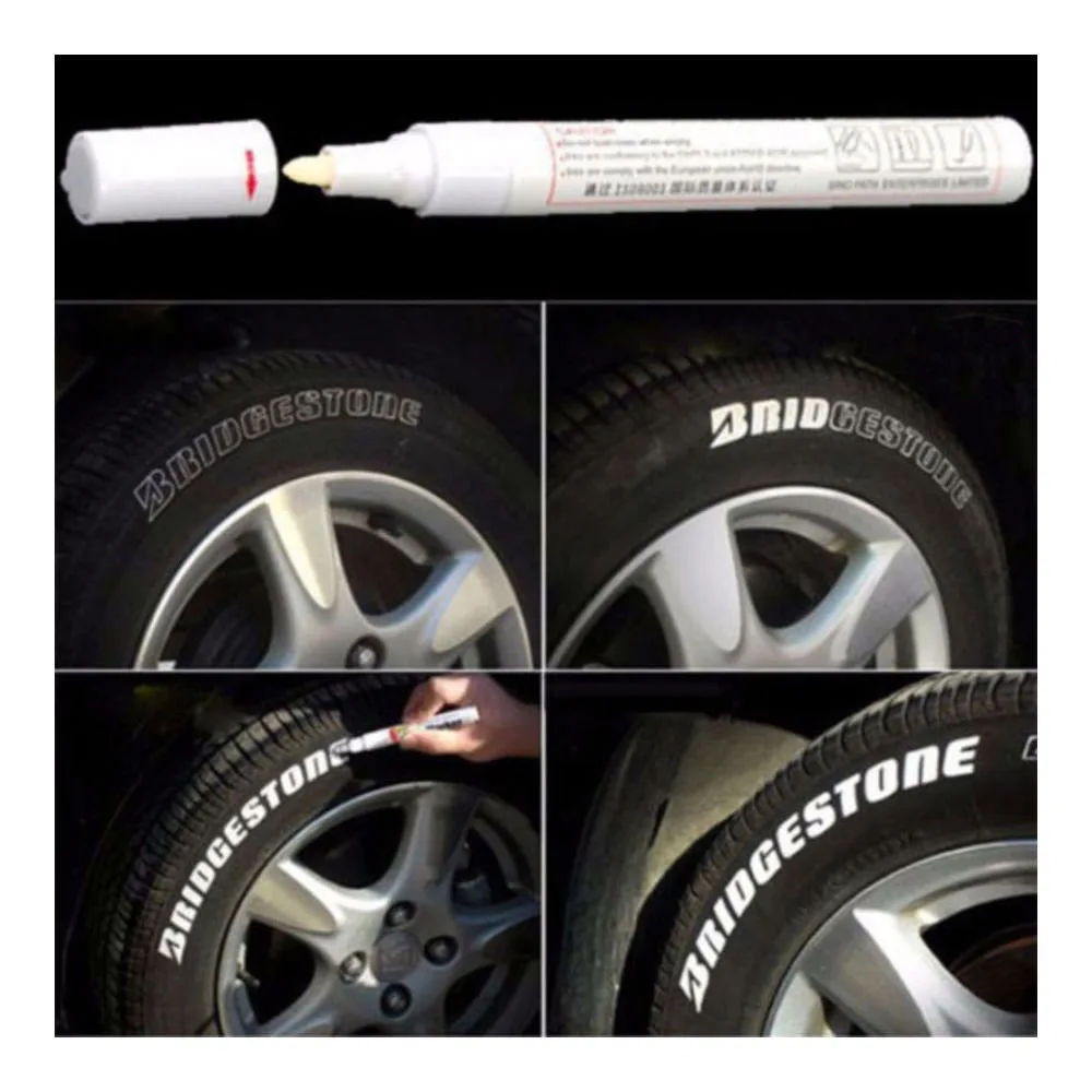 Paint Marker Marking On Car Tyre Window Ceramic Acrylic Tip Metal Oil