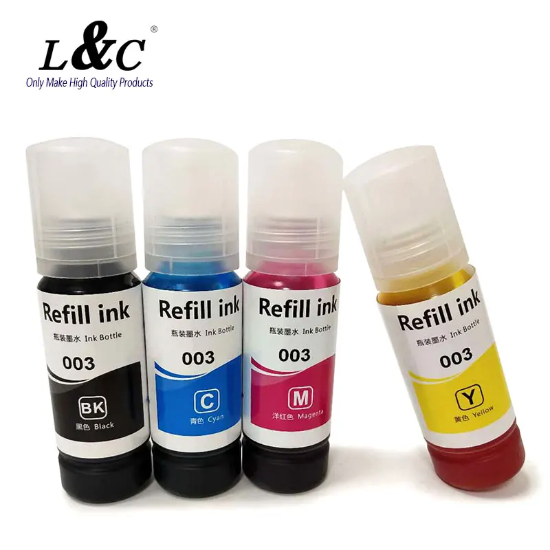 Ep003 001 002 003 004 Dye Ink Refill Ink Compatible For Epson Printer ...