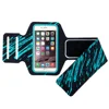 Top Quality Fashion color Silk-Print Gym Running Sport Arm Band Protective Save the Mobile Phone Armbands For Iphone 6 4.7 Inch