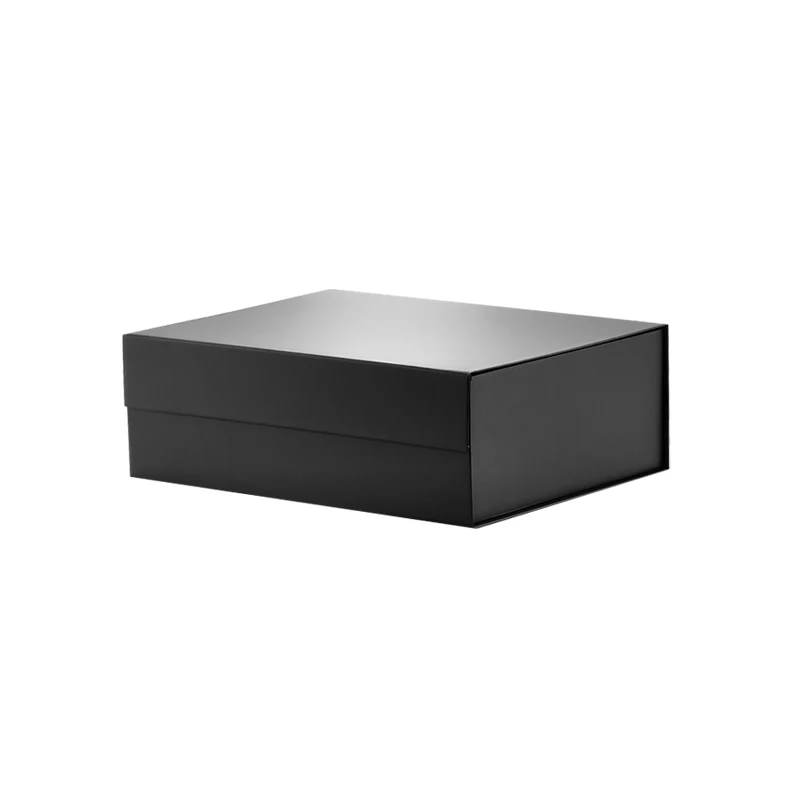 Bespoke Big Black Retail Products Gift Box Packaging With Magnetic Lid ...