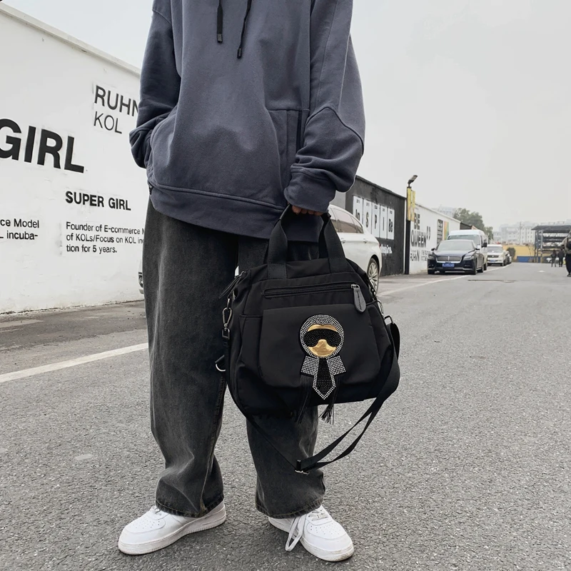Custom handbags for women double use ladies bagpack