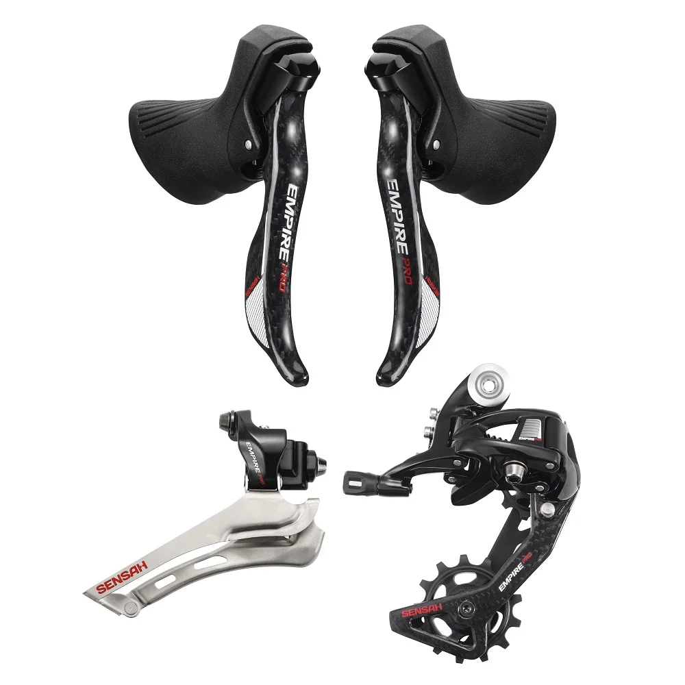 Sensah Empire Pro Carbon Fiber 2x12 Speed Road Bike Shifter,Prowheel ...