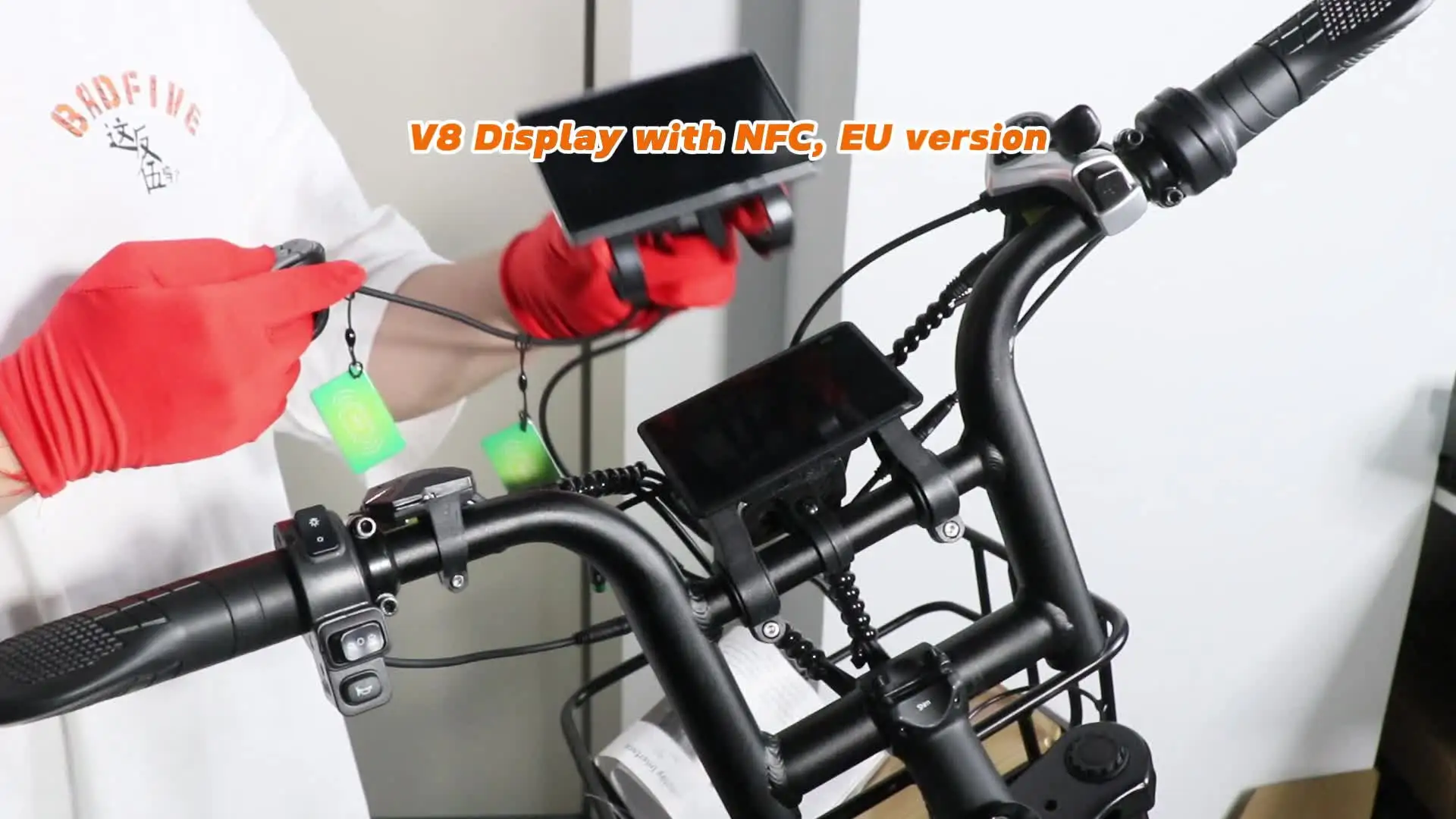 New Image LCD Display with NFC V5.0-EU for OUXI V8 E-bike