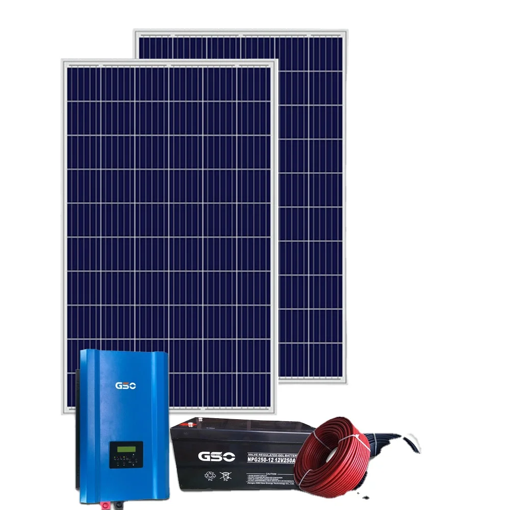 LiFePO4 battery bank connected to MPPT controller and solar array in a compact off-grid shed setup