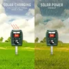 Solar-powered ultrasonic outdoor animal repellent motion sensor for garden dog cat raccoon rabbit Animal Dispeller