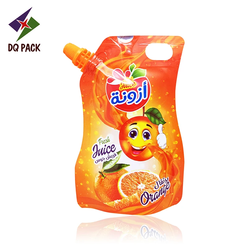 orange juice pouch