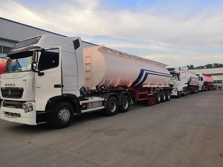 4 axles fuel tanker trailer