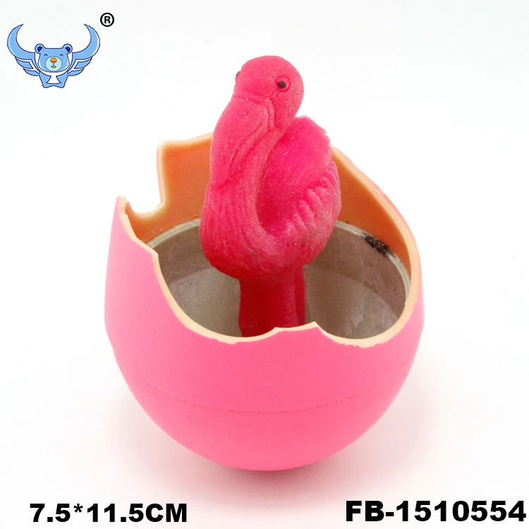 New Design Water Hatching Growing Pet Flamingo Egg Plastic Hatching Animal Egg Toys Buy Magic