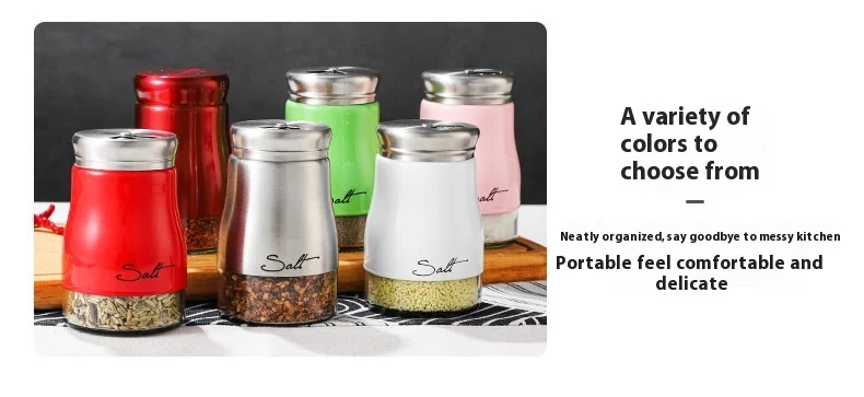 product 4oz glass spice jars set 120ml seasoning bottle storage bottles  jars supplier-7