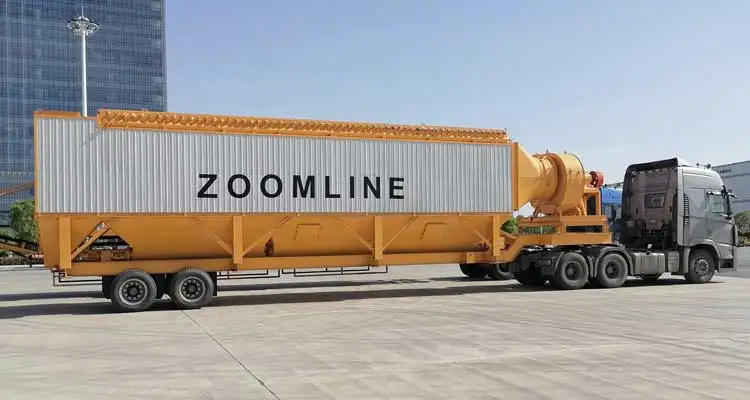 Portable asphalt plant 120t/h batch mix mobile asphalt plant for sale