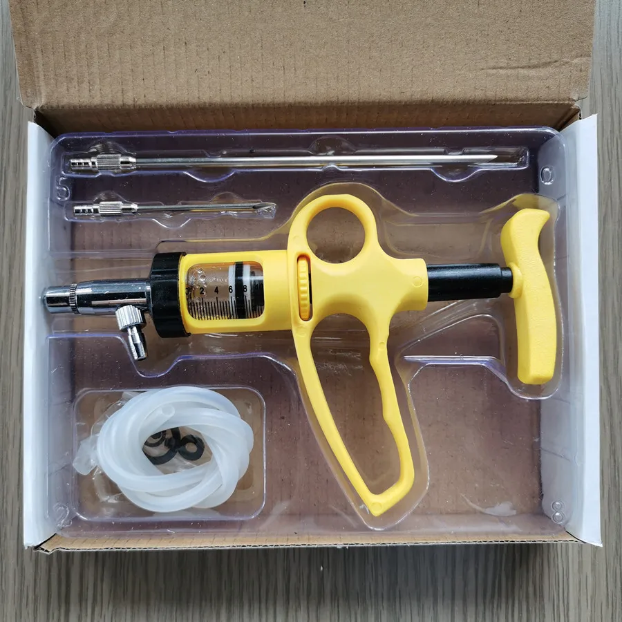 5ml 10ml Automatic Continuous Veterinary Injection Syringe Poultry ...