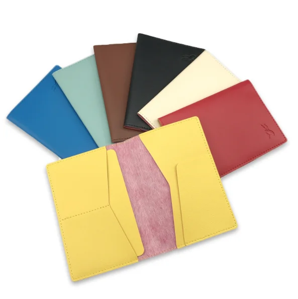 
Hot sale Custom PU leather passport cover with embossed logo 