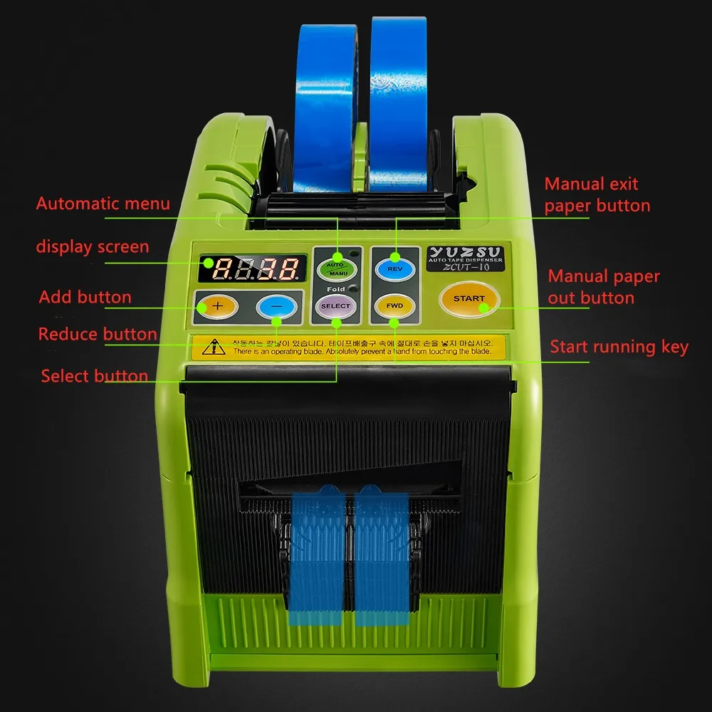 Rt9000f Automatic Folding Tape Dispenser/tape Cutting Machine