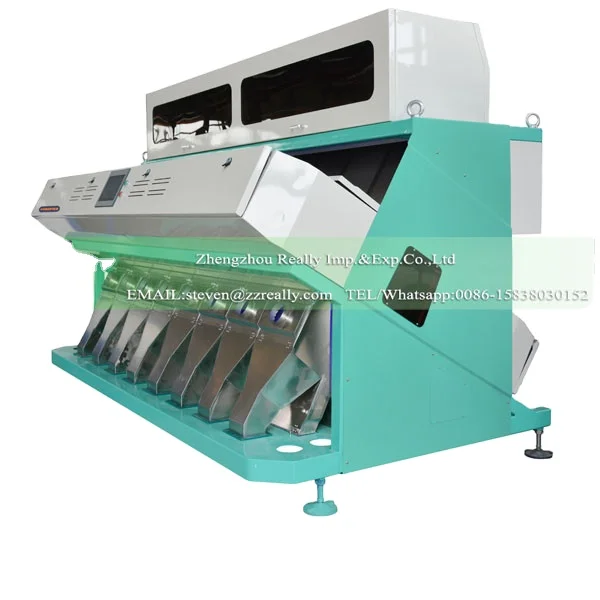 Low Price Used CCD grain color sorter/beans rice sorting machine with Led Light